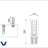 slika EL. UTIČNICA CAMINO BELA EL. UTIČNICA CAMINO BELA
