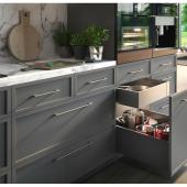 slika FIOKA AXIS PRO L-450 H=120MM - "SREDNJA" - ANTRACIT FIOKA AXIS PRO L-450 H=120MM - "SREDNJA" - ANTRACIT