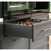 slika FIOKA AXIS PRO L-450 H=120MM - "SREDNJA" - ANTRACIT FIOKA AXIS PRO L-450 H=120MM - "SREDNJA" - ANTRACIT