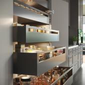 slika FIOKA AXIS PRO L-450 H=120MM - "SREDNJA" - ANTRACIT FIOKA AXIS PRO L-450 H=120MM - "SREDNJA" - ANTRACIT