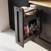 FIOKA AXIS PRO L-450 H=86MM - "NISKA" - ANTRACIT