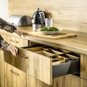 FIOKA AXIS PRO L-450 H=86MM - "NISKA" - ANTRACIT