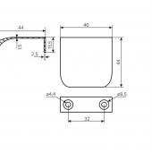 slika RUČICA FIORD C=32MM, CRNA MAT RUČICA FIORD C=32MM, CRNA MAT