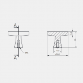 slika RUCICA DUGME DUNE MESING RUCICA DUGME DUNE MESING