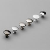 slika RUČICA DUGME UDINE BELA MAT RUČICA DUGME UDINE BELA MAT