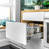 slika MODERN BOX L-400 H=83mm + OGRADICA =210mm - "VISOKI" - SIVI MODERN BOX L-400 H=83mm + OGRADICA =210mm - "VISOKI" - SIVI