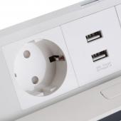 slika TELEBLOK - SOFT 2XUSB BELI TELEBLOK - SOFT 2XUSB BELI