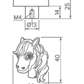 slika RUČICA DEČIJA KONJIĆ RUČICA DEČIJA KONJIĆ