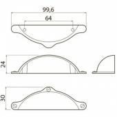 slika RUČICA MARSALA- 64-BRUŠ. BRONZA RUČICA MARSALA- 64-BRUŠ. BRONZA