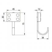 slika VEŠALICA DEČIJA KOCKA - CRVENA VEŠALICA DEČIJA KOCKA - CRVENA