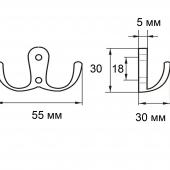 slika VEŠALICA C0-K24 CRNA VEŠALICA C0-K24 CRNA