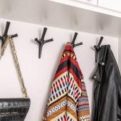 slika VEŠALICA WALENCIA CRNA MAT VEŠALICA WALENCIA CRNA MAT