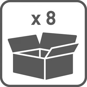 Transportno pakovanje 8 EL. UTIČNICA Ø100 mm COMFORT - Transportno pakovanje 8