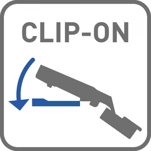 Instalation: clip-on ŠARKA "GTV" POLUKOLENASTA 3D-ANTRACIT - Instalation: clip-on