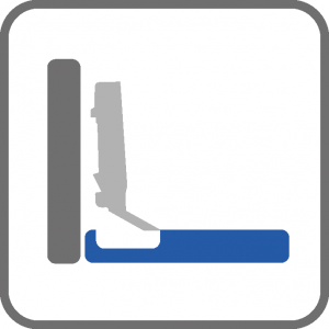 Tip šarke - KOLENASTA ŠARKA "GTV" ZA STAKLO KOLENASTA Fi 26 SA PLOČICOM I POKLOPCEM - sjaj - Tip šarke - KOLENASTA