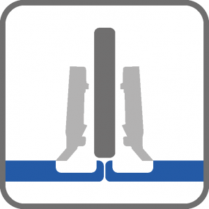 Tip šarke - POLUKOLENASTA ŠARKA "GTV" POLUKOLENASTA 3D-ANTRACIT - Tip šarke - POLUKOLENASTA