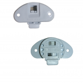 GORNJI LEŽAJ ZA LAKA KLIZNA VRATA - BELI