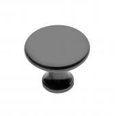 RUČICA DUGME UDINE CRNI HROM