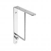 KONZOLA SA VEŠALICOM  L=250mm H=195mm - HROM