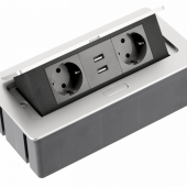 TELEBLOK - SOFT 2XUSB ALUMINIJUM